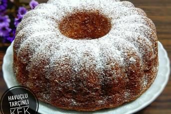 Leziz Havuçlu Tarçınlı Kek