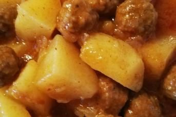 Patatesli Sulu Köfte Yapımı