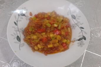 Nefis Zeytinyağlı Kabak Kavurması