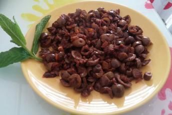 Kıymalı Yeşil Zeytin Kavurması