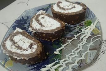 Bisküvili Rulo Pasta Yapılışı