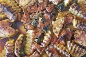 Fırında Patatesli Tavuk Üst But Tarifi