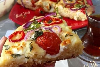 Sebzeli Ekmek Focaccia