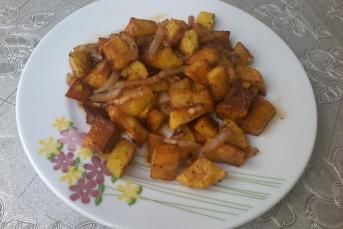 Kahvaltılık Patates Kavurması Yapımı