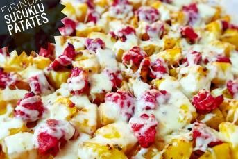 Fırında Sucuklu Patates