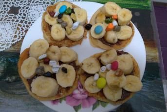 Evde Pankekten Waffle