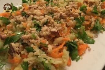Yeşilelmalı Havuç Salatası