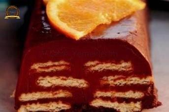 Portakallı Çikolatalı Pasta