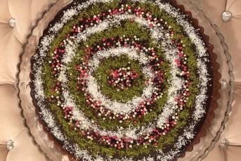 İki Kremalı Tart Pasta