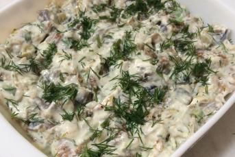 Kuru Patlıcan Yoğurtlaması