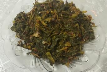 Çakırca Otu Kavurması (Antep Usulü)