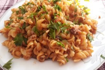 Kıymalı Makarna (Çocukların En Sevdiği)