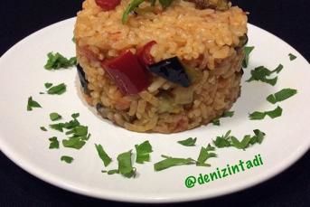 Patlıcanlı Pirinç Pilavı
