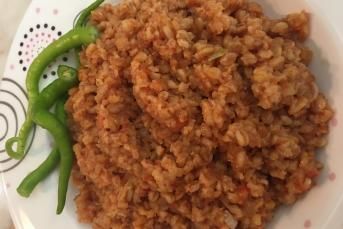 Siyez Bulgurundan Pilav