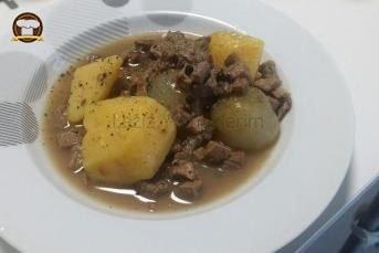 Patatesli Soğanlı Yahni