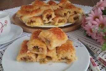 Çıtır Çıtır Kıymalı Pırasalı Börek