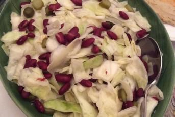 Beyaz Lahana Salatası Yapımı