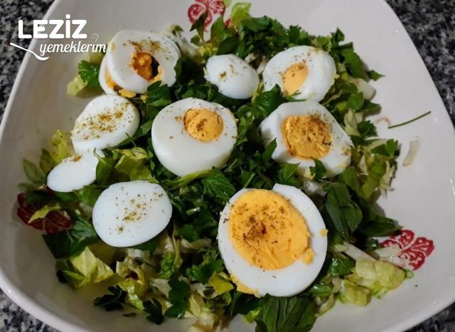 Kahvaltıya Sahura Pratik Yumurta Salatası