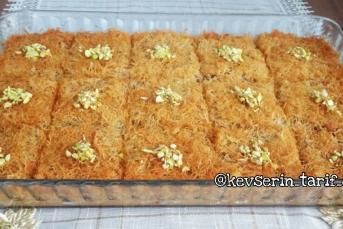 Borcamda Cevizli Kadayıf Tatlısı