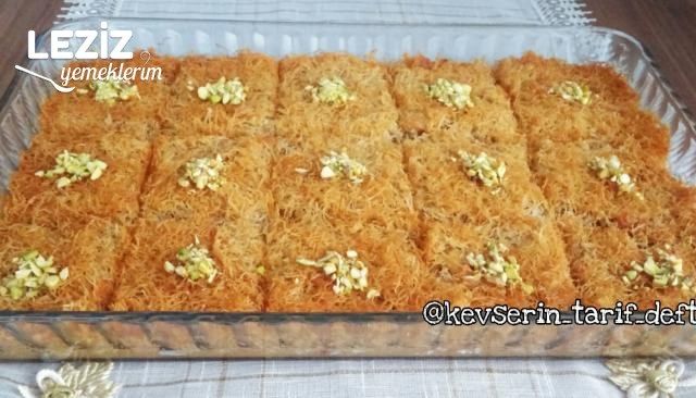 Borcamda Cevizli Kadayıf Tatlısı Leziz Yemeklerim