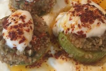 Bol Yeşillikli Katıklı Dolma