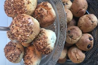 Susamlı Damla Çikolatalı Kurabiye