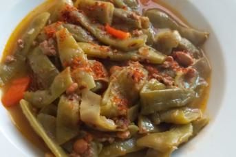 Kıymalı Taze Fasulye Yemeği