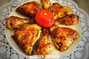 Fırın Poşetinde Tavuk Budu