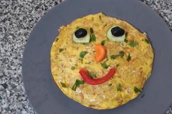 Patatesli Havuçlu Omlet (Çocuklara Özel Kahvaltılık)