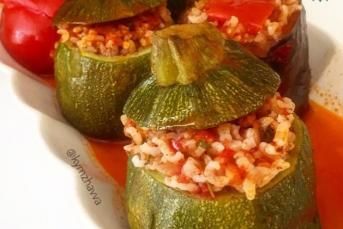 İç Malzemesi Çiğden, 5 Dakikada Girit Kabağı Dolması