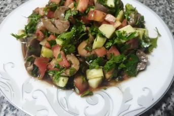 Antakya Usulü Zeytin Salatası