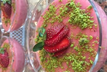 Leziz Çilekli Puding