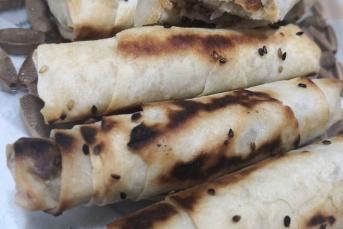 Köz Patlıcanlı Kıymalı Börek