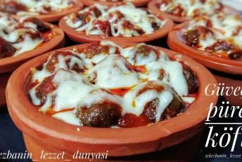 Nefis Güveçte Püreli Köfte Tarifi