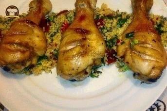 Bal Soslu Tavuk Baget İle Tabule