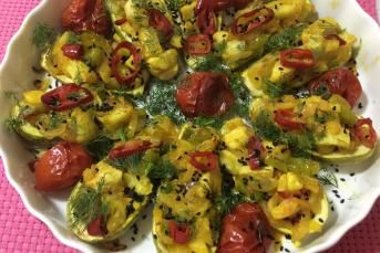 Zeytinyağlı Kabak Sandalı