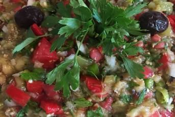 Patlıcanlı Yaz Salatası