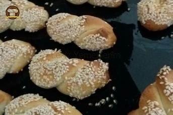 Zeytinyağlı Susamlı Kurabiye