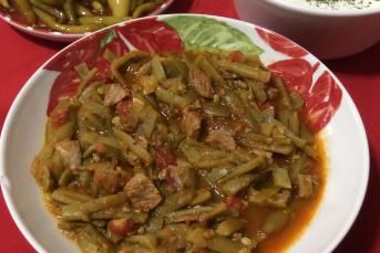 Etli Taze Fasulye Yemeği