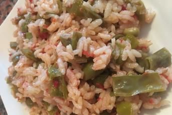 Taze Fasülyeli Pilav