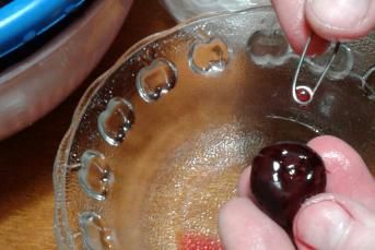 Çengelli İğne İle Kolay Vişne Ayıklamak