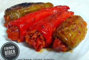 Fırında Nefis Biber Dolması