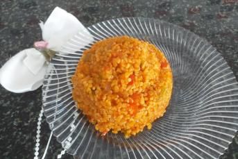 Zeytinyağlı Sebzeli Bulgur Pilavı