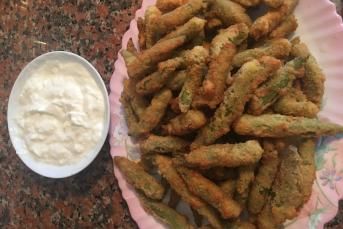 Kızartma Bamya Yemeği Tarifi