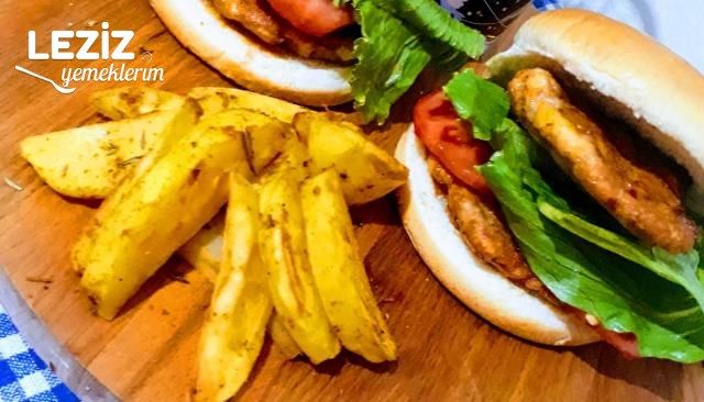 Evde Tavukburger Menü Nasıl Hazırlanır Leziz Yemeklerim