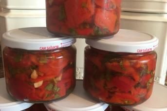 Maydanozlu Köz Biber Turşusu