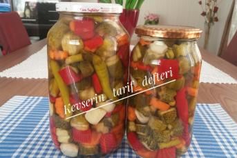 Karışık Doğrama Nefis Turşu Tarifi