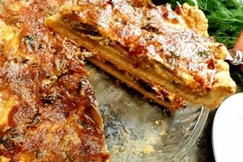 Kremalı Mantarlı Kiş