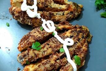 Çıtır Çıtır Patlıcan Balığı