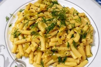 Biberli Bol Baharatlı Kremalı Makarna